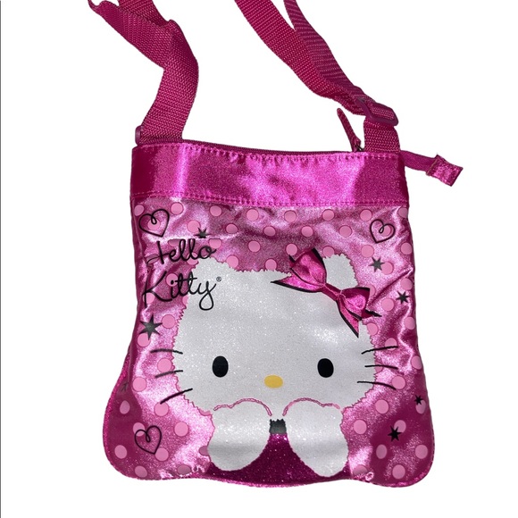 Hello kitty pink satiny purse. - Picture 1 of 7